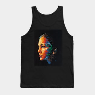 Sun kissed - palette knife painting Tank Top